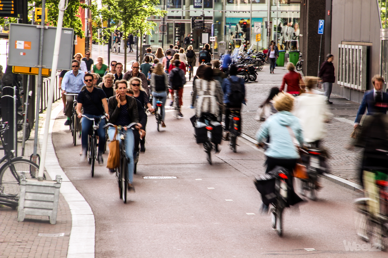 Utrecht hat seinen Radverkehrsanteil massiv erhöht. Utrecht hat seinen Radverkehrsanteil massiv erhöht.